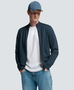 Heren vest blauw