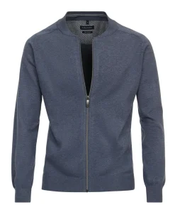 Heren vest blauw