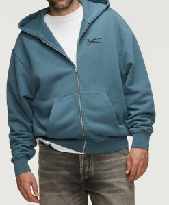 Heren vest blauw