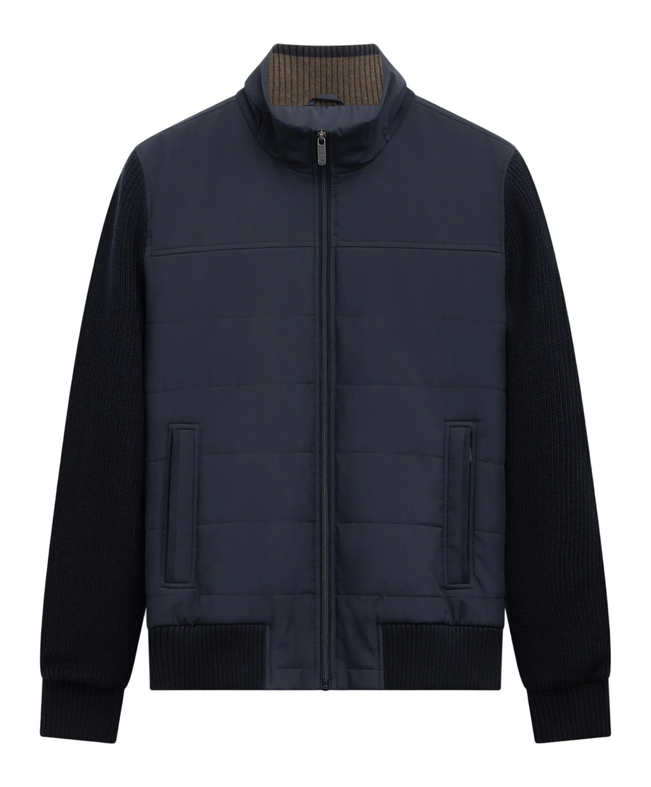 Heren vest blauw