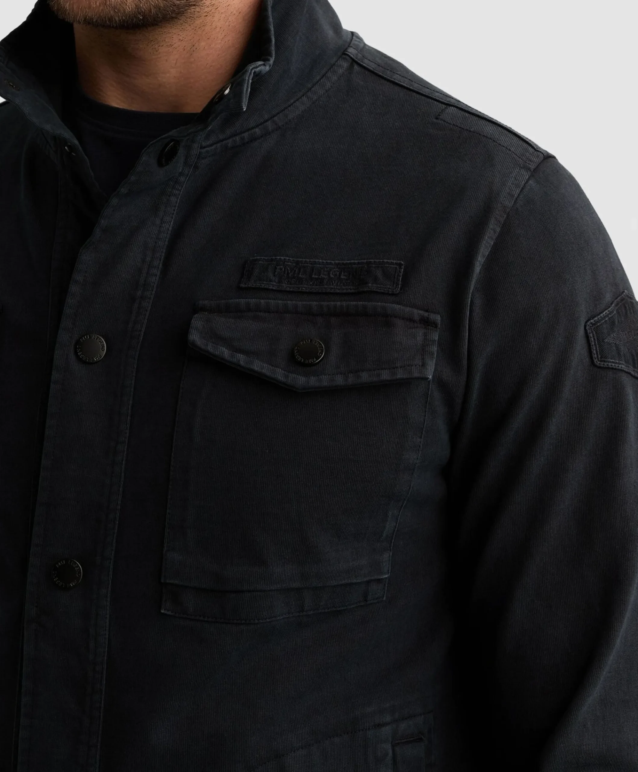 Heren vest blauw