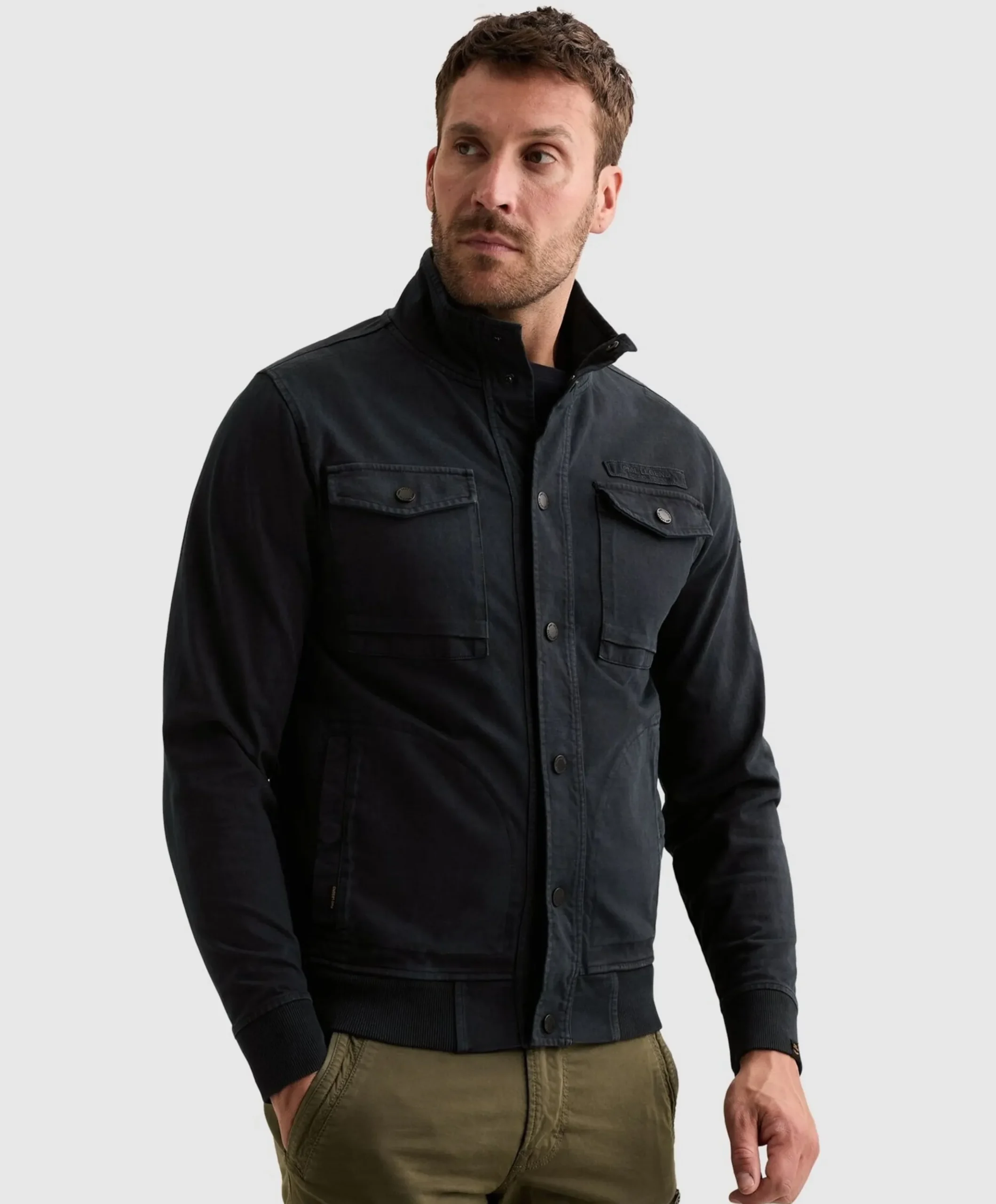 Heren vest blauw