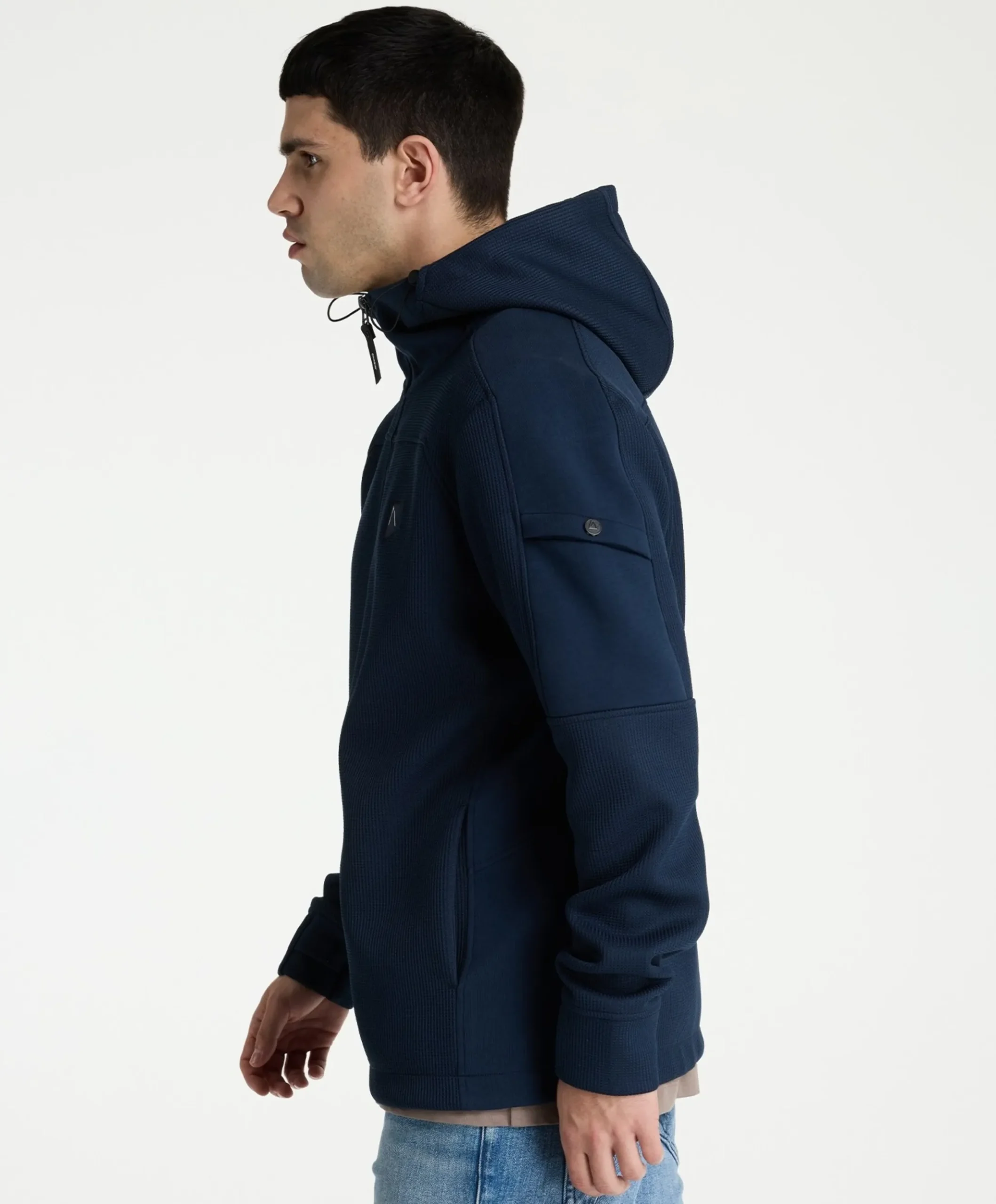 Heren vest blauw