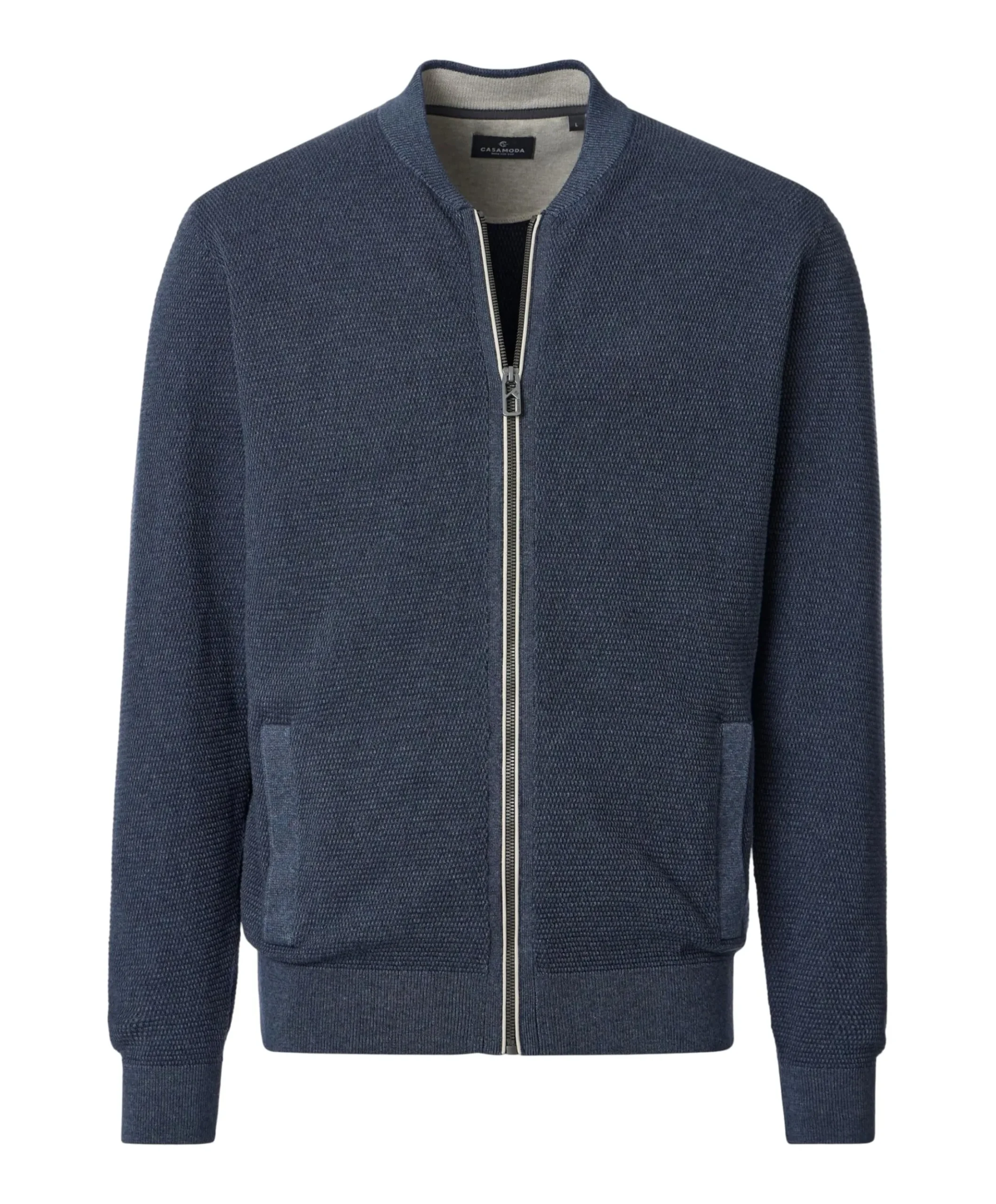 Heren vest blauw