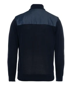 Heren vest blauw