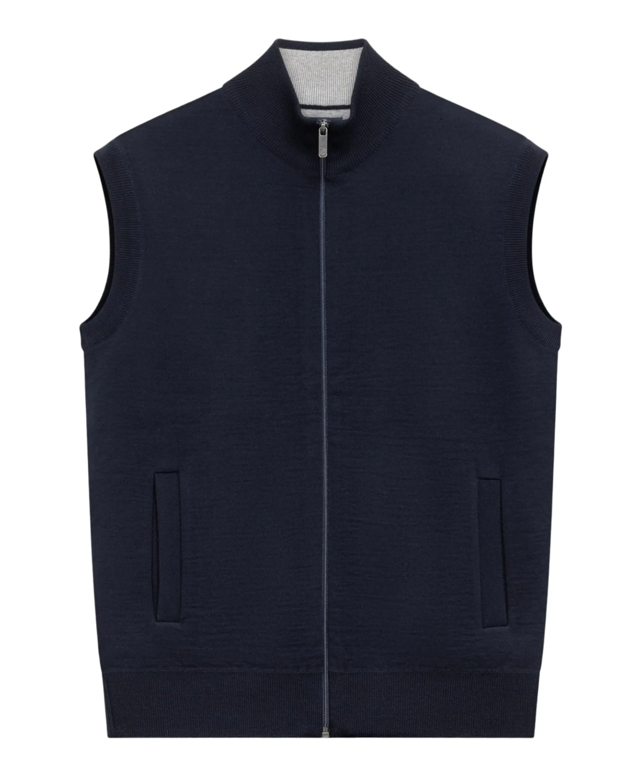 Heren vest blauw
