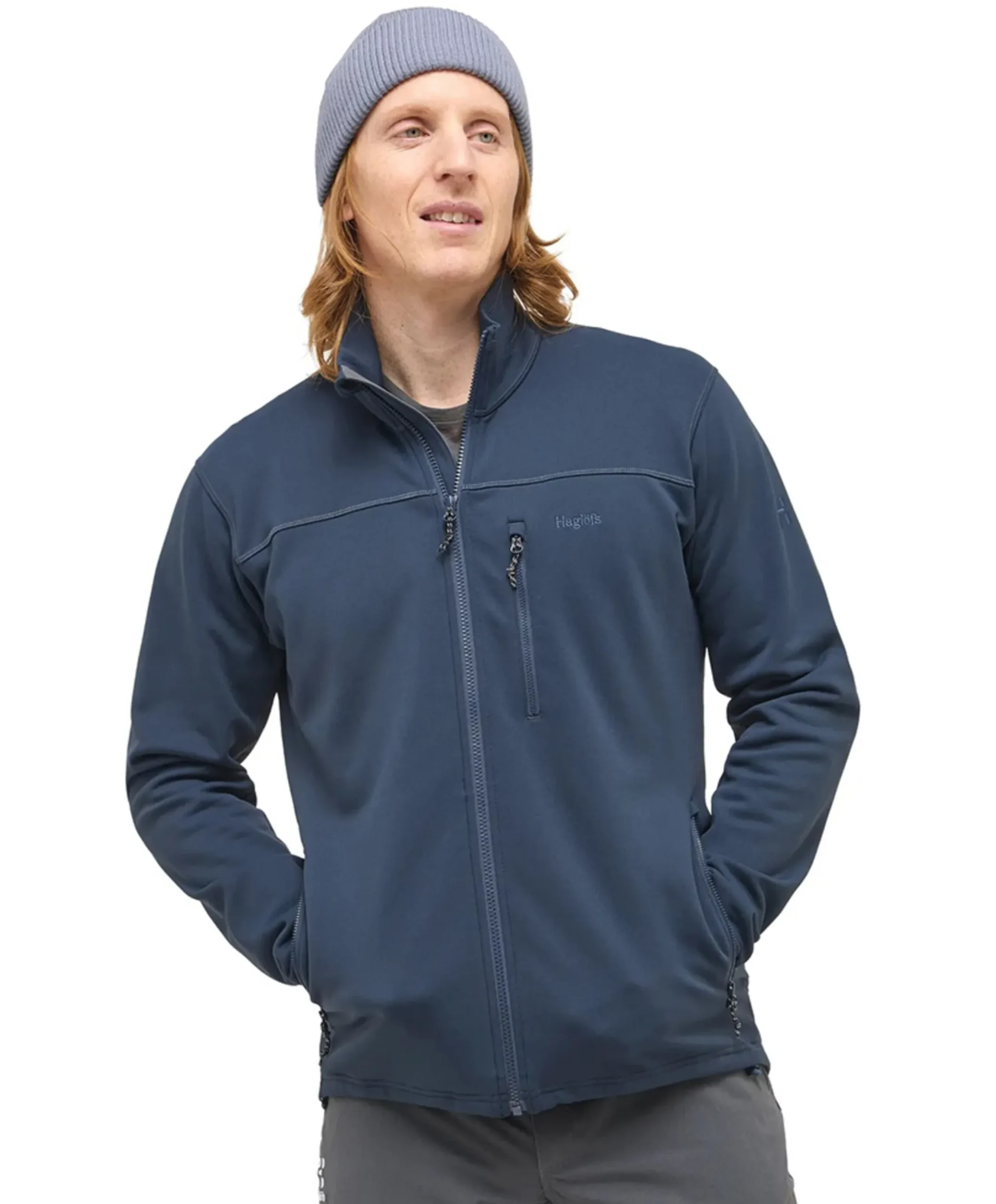 Heren vest blauw