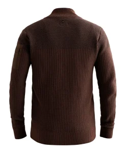 Heren vest bruin