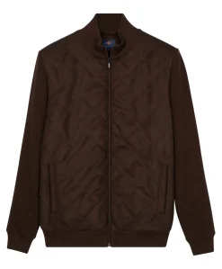 Heren vest bruin