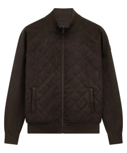 Heren vest bruin