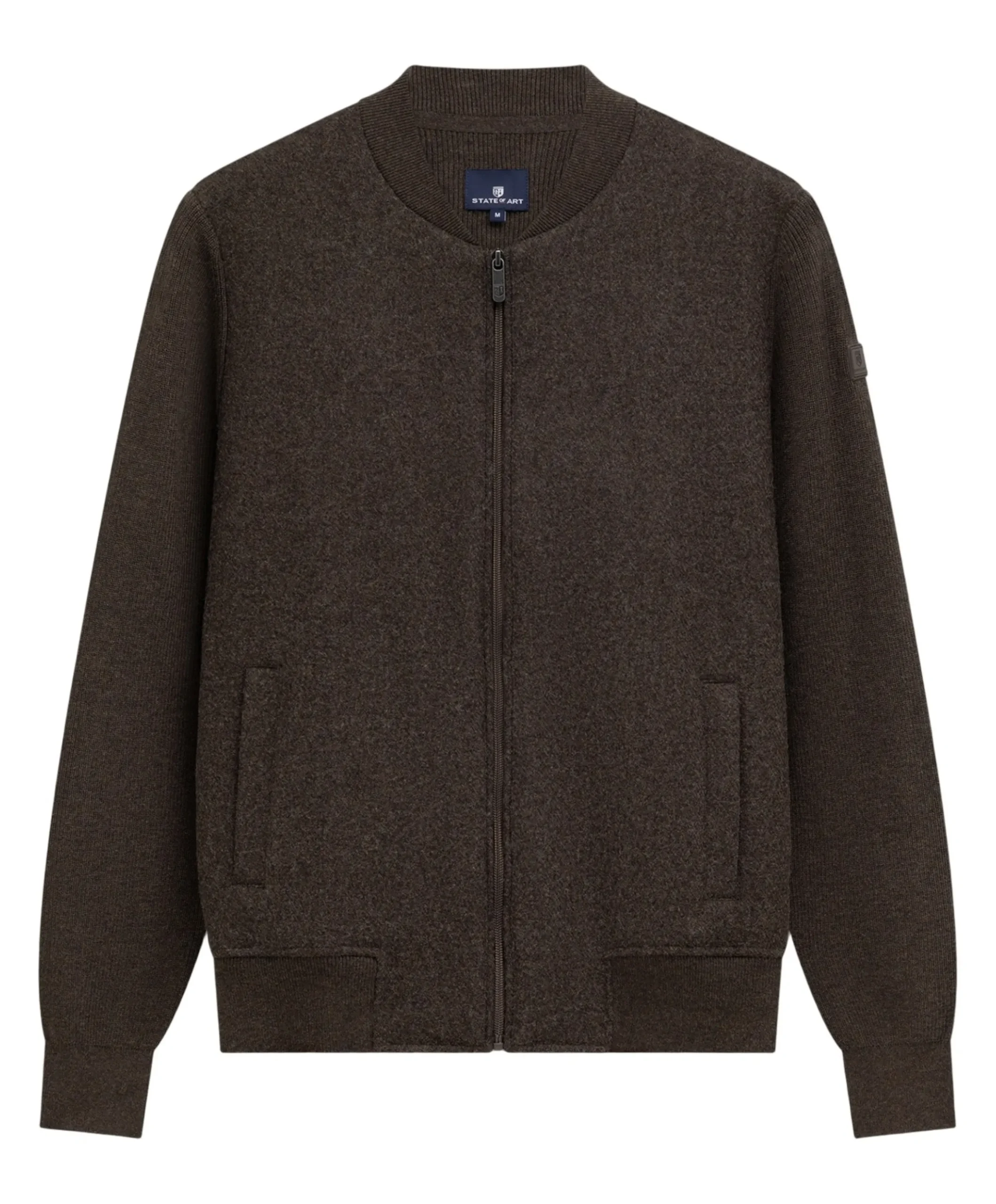 Heren vest bruin