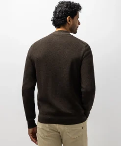 Heren vest bruin