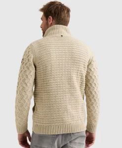 Heren vest ecru