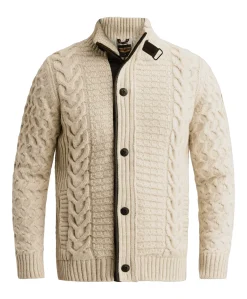 Heren vest ecru