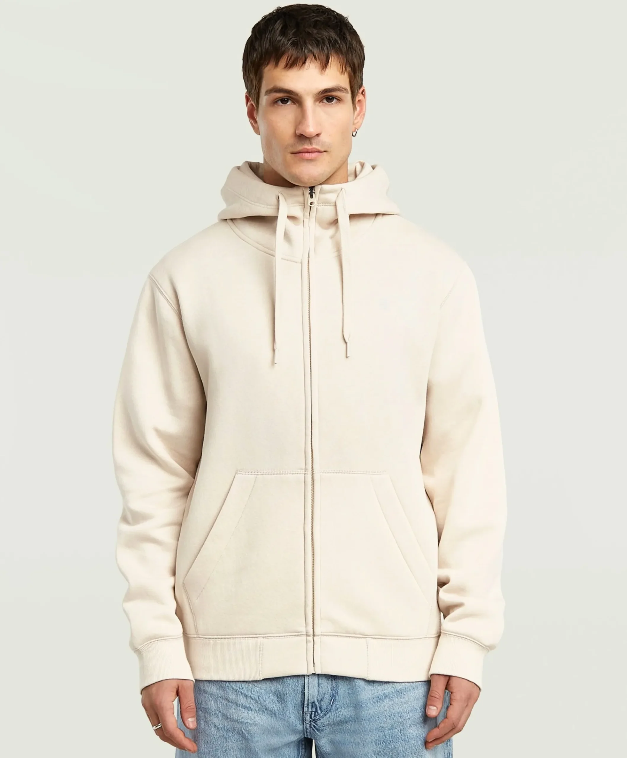 Heren vest ecru