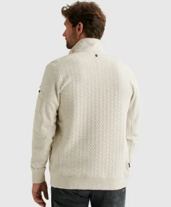 Heren vest ecru