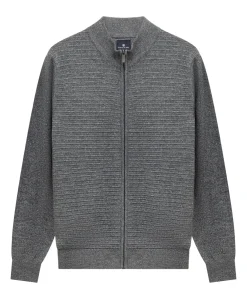 Heren vest grijs