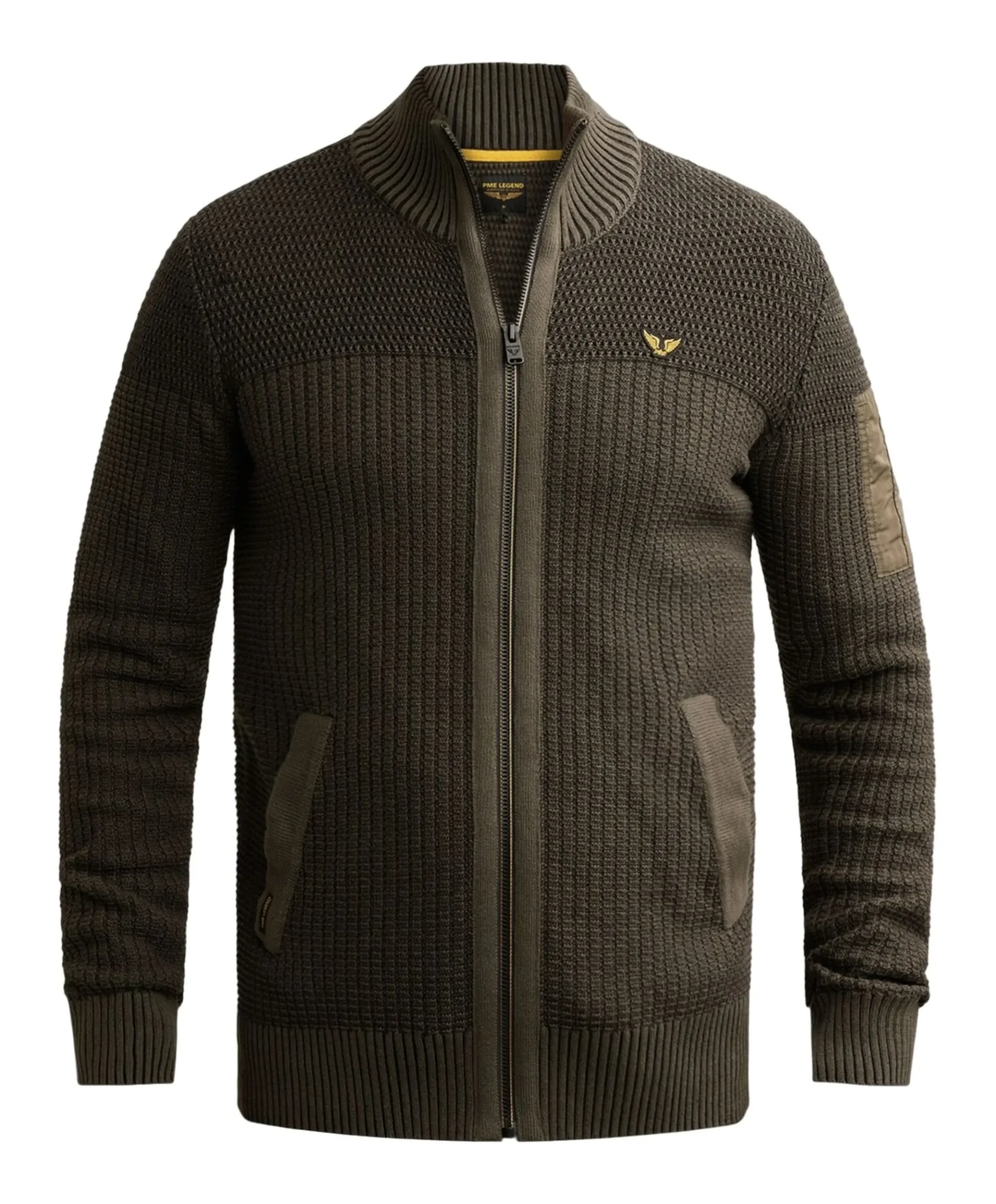 Heren vest grijs