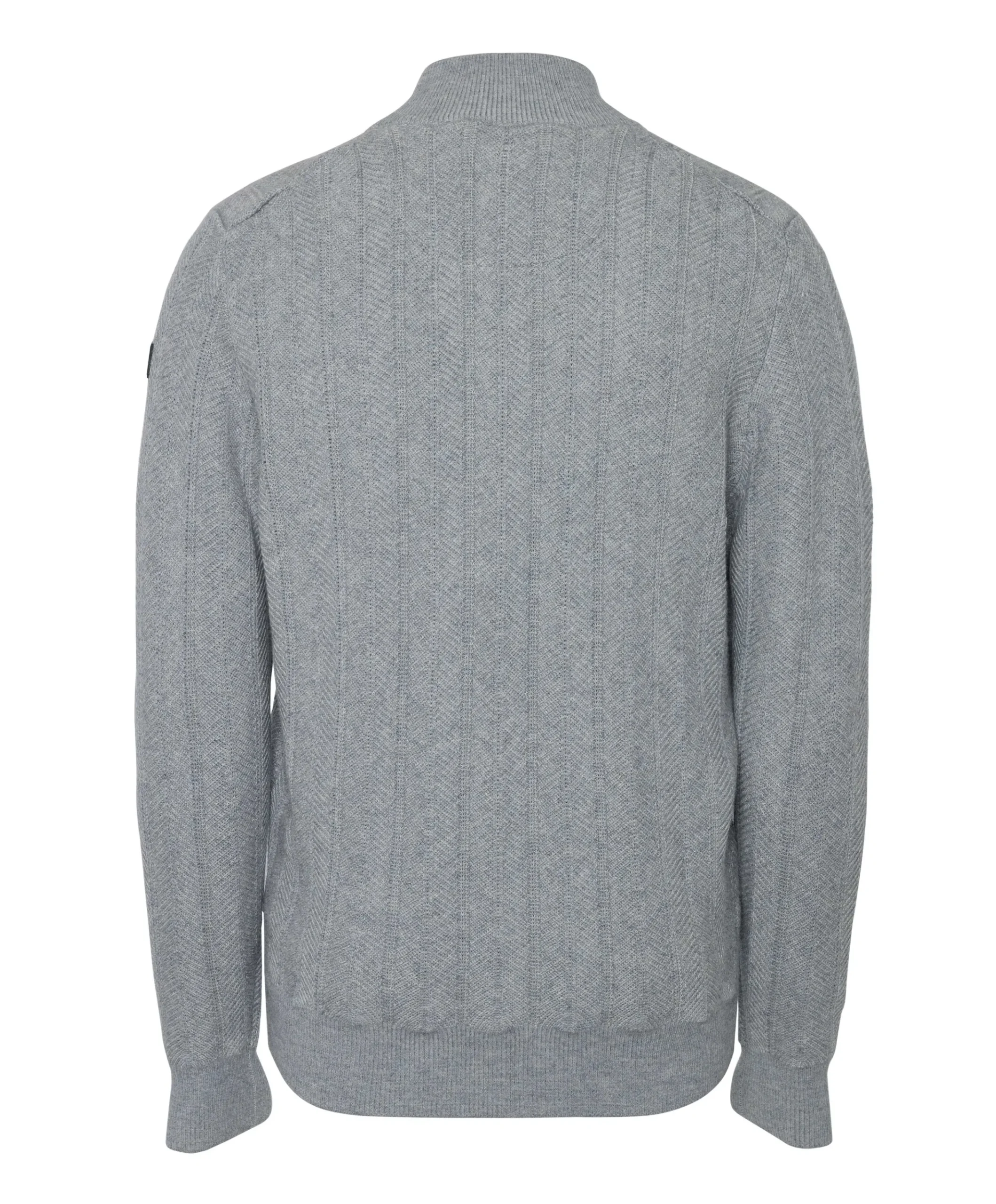 Heren vest grijs