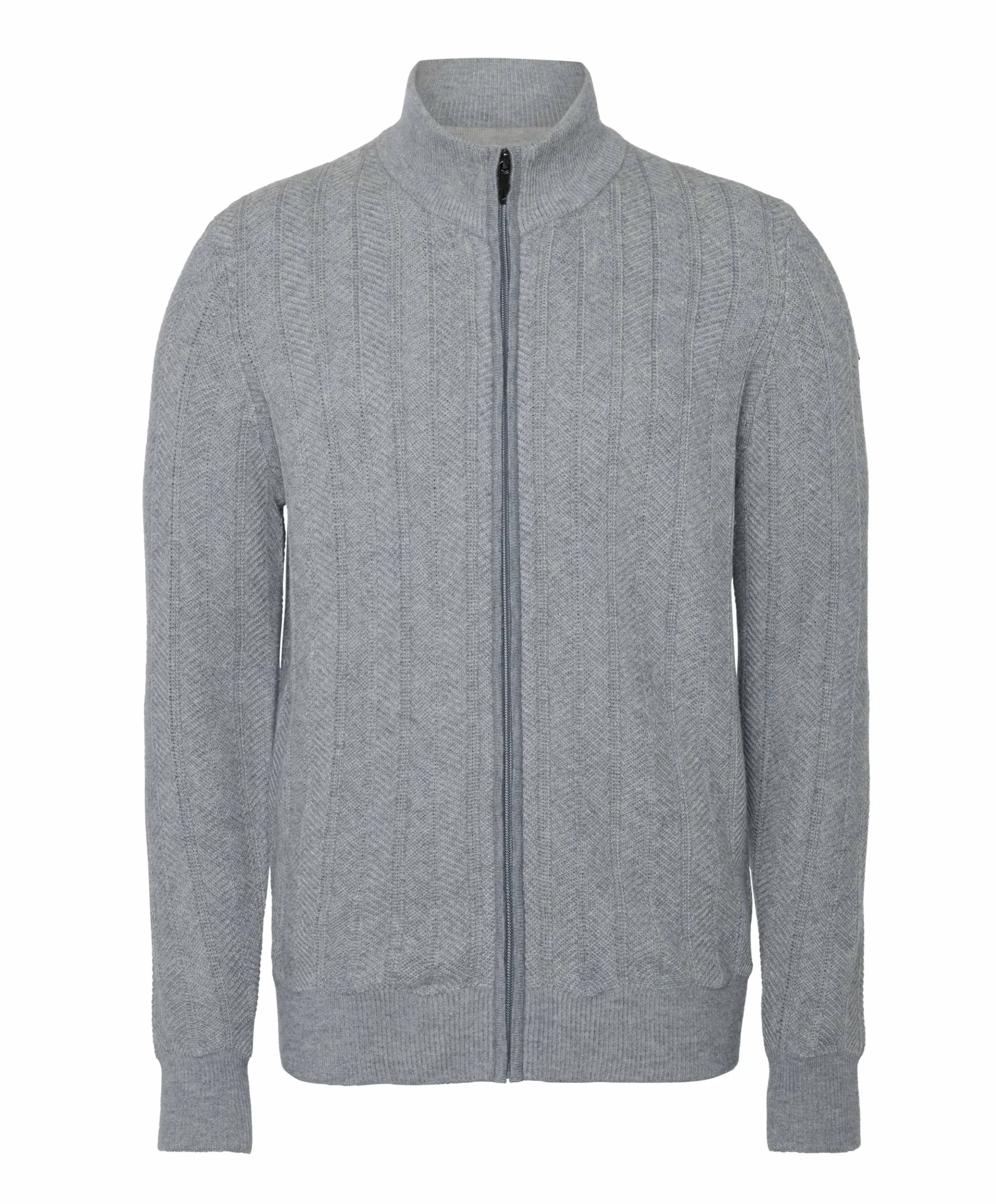 Heren vest grijs