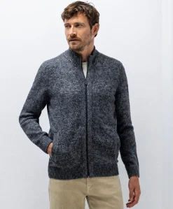Heren vest grijs
