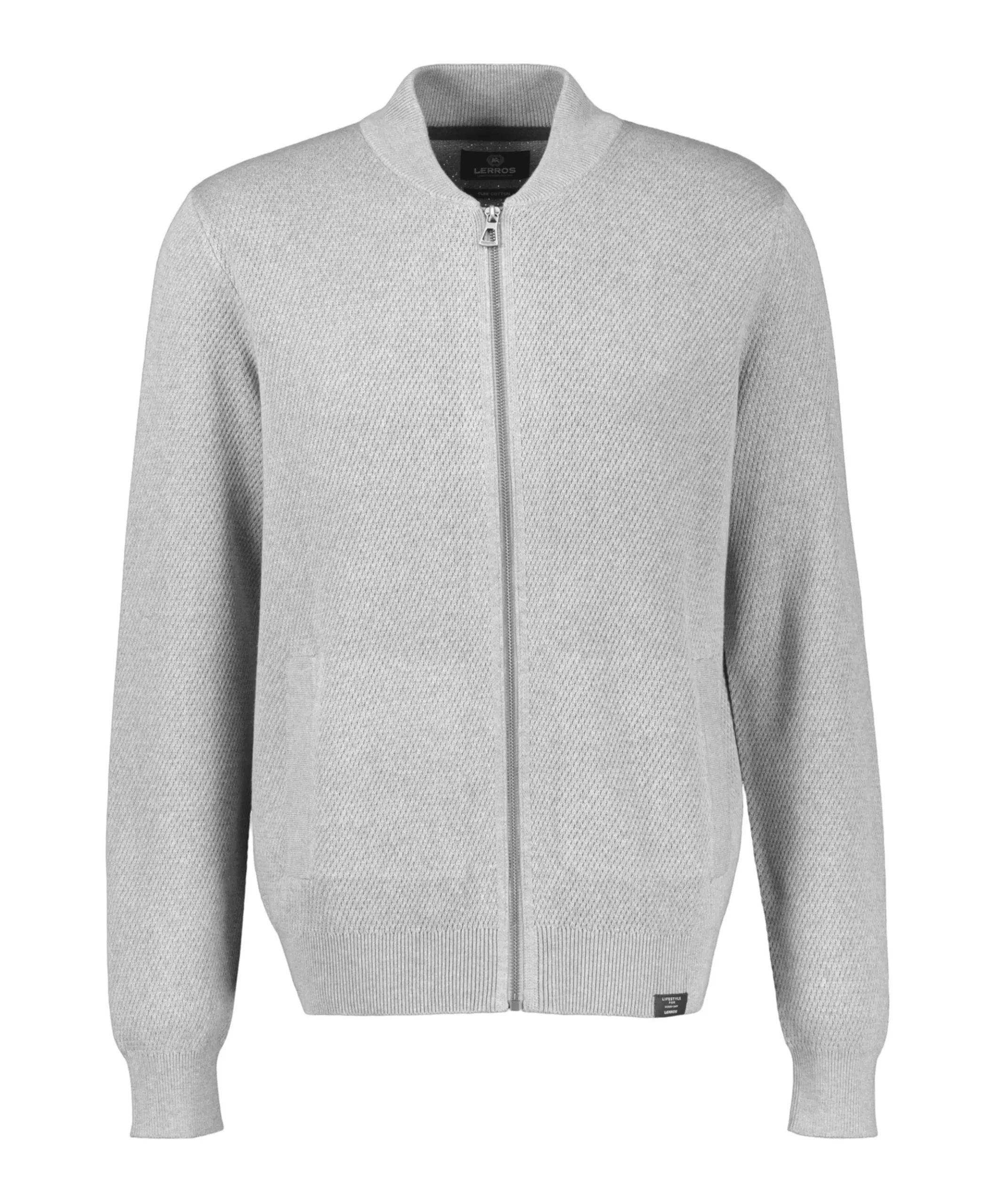 Heren vest grijs