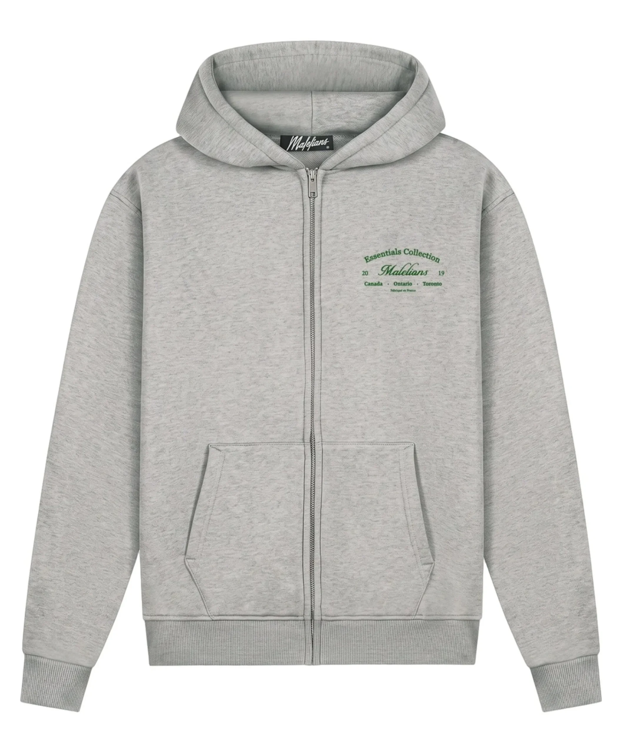 Heren vest grijs