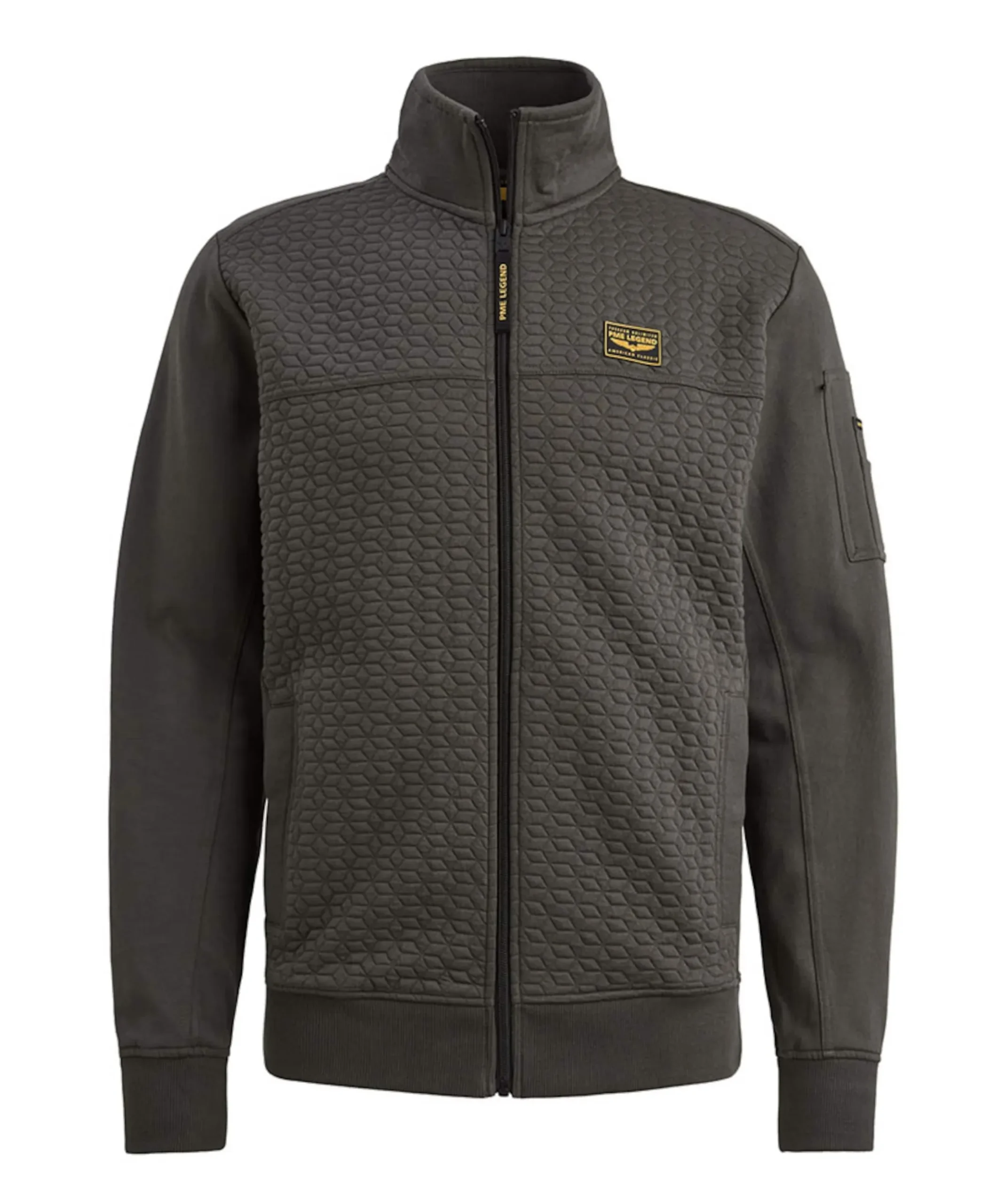Heren vest grijs