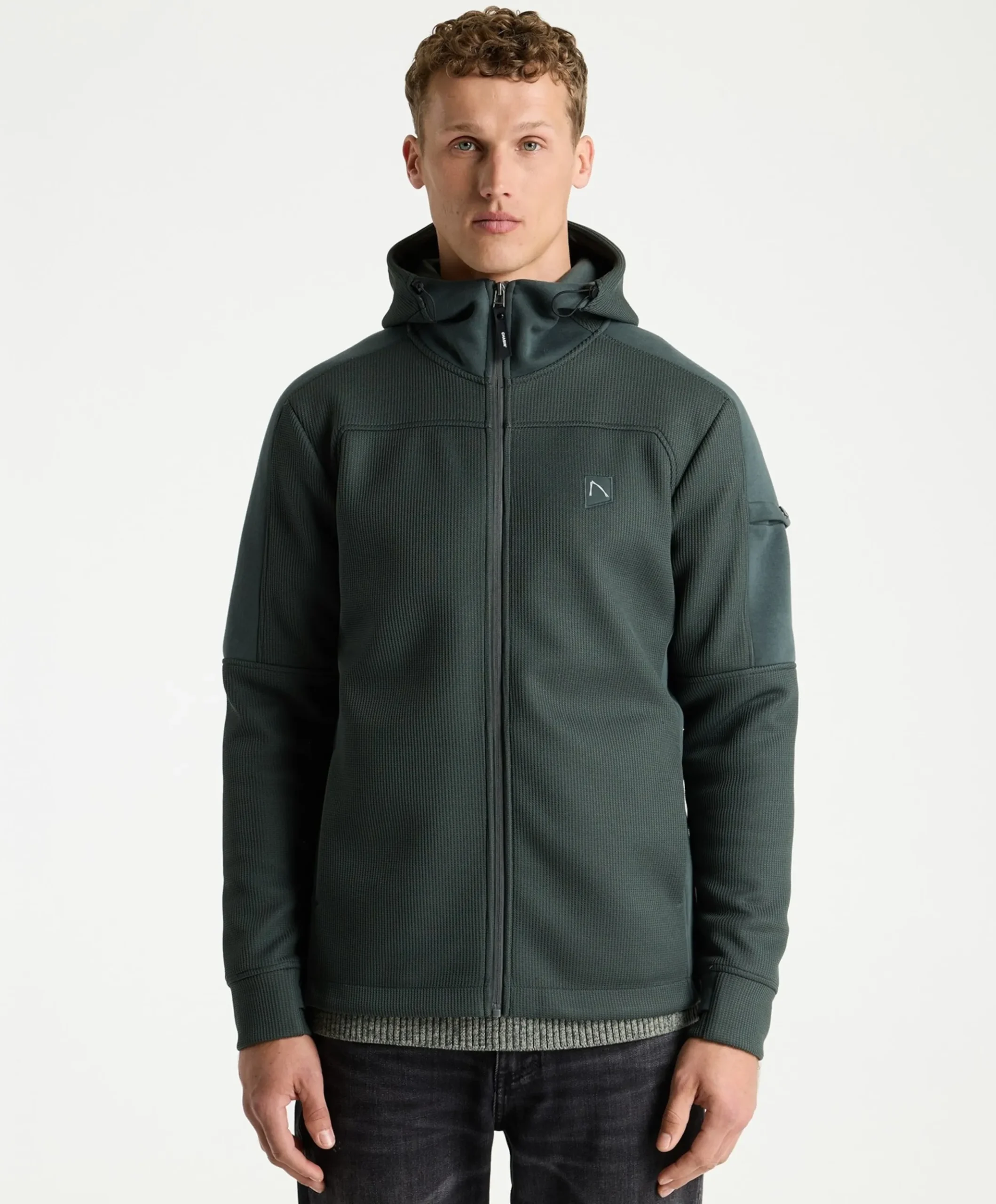 Heren vest groen
