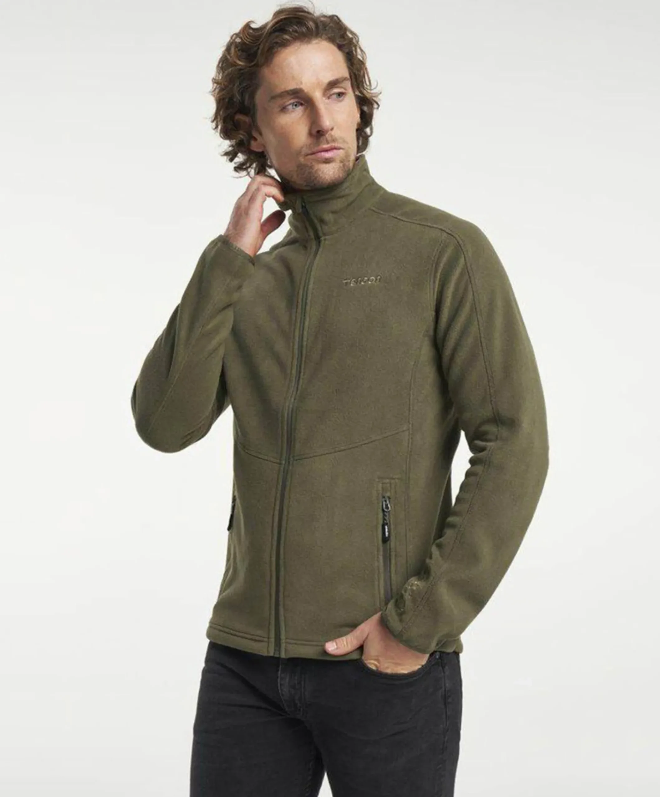 Heren vest groen