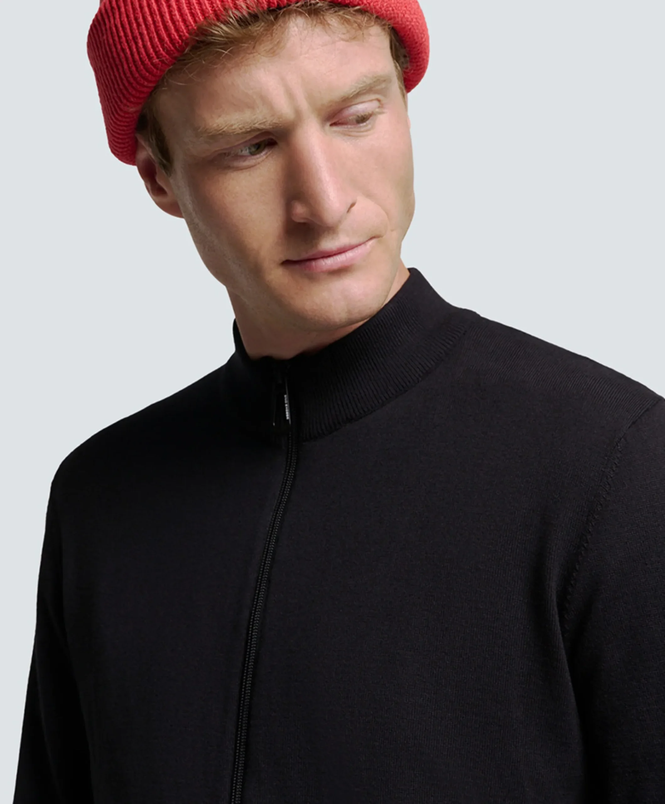 Heren vest zwart