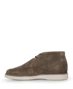 heren veterboots beige