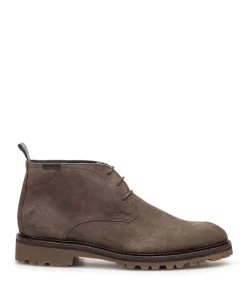 heren veterboots beige