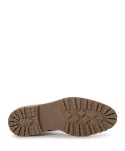heren veterboots beige