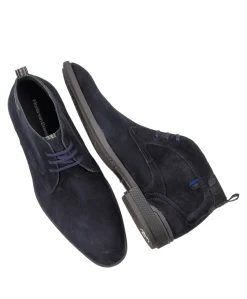 heren veterboots blauw