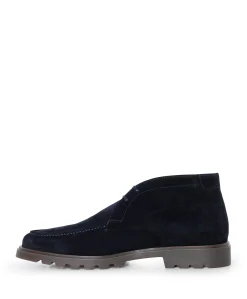 heren veterboots blauw