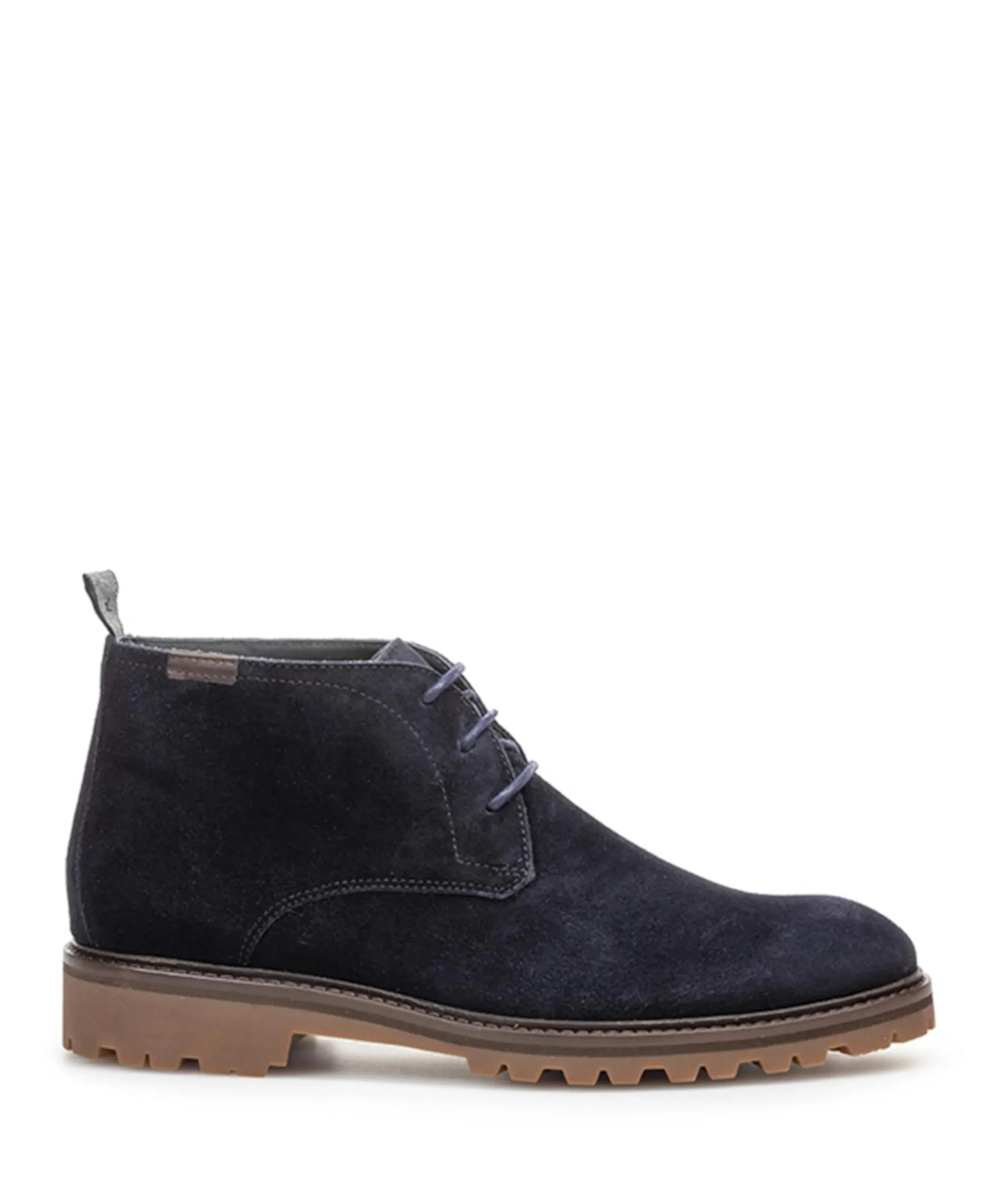 heren veterboots blauw