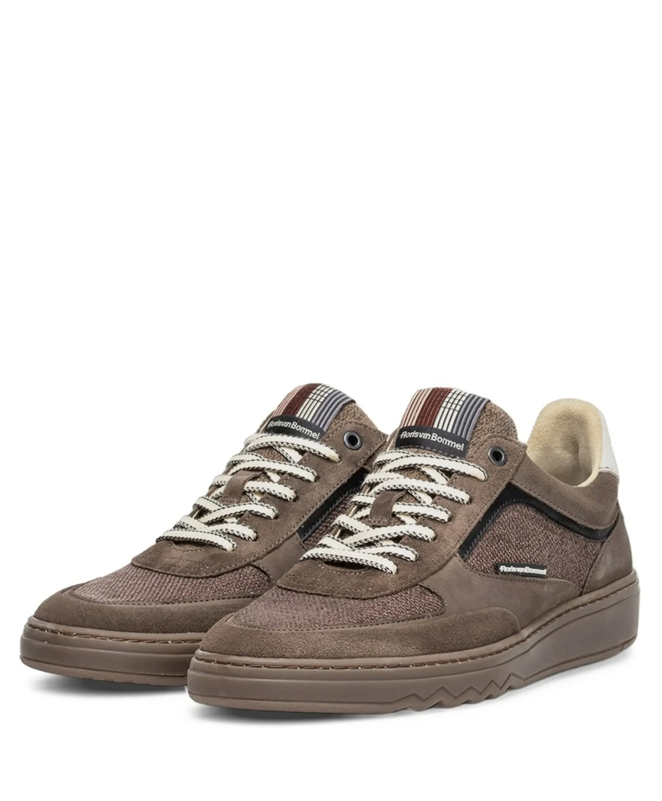 heren veterschoenen beige