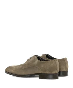 Heren veterschoenen beige