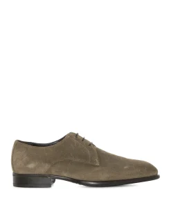 Heren veterschoenen beige