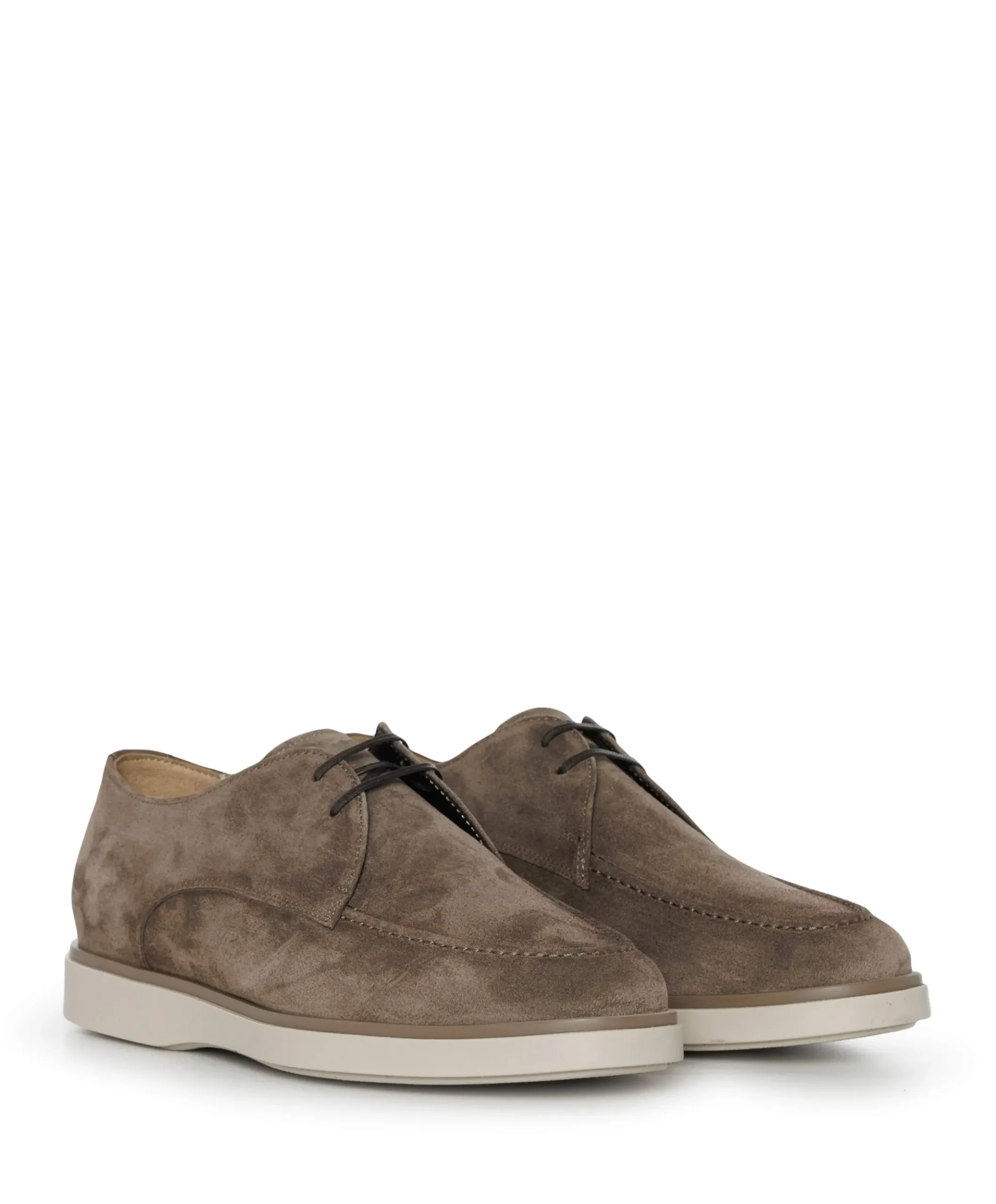 heren veterschoenen beige