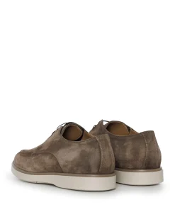 heren veterschoenen beige