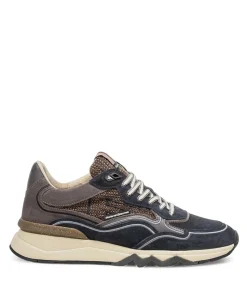 heren veterschoenen blauw