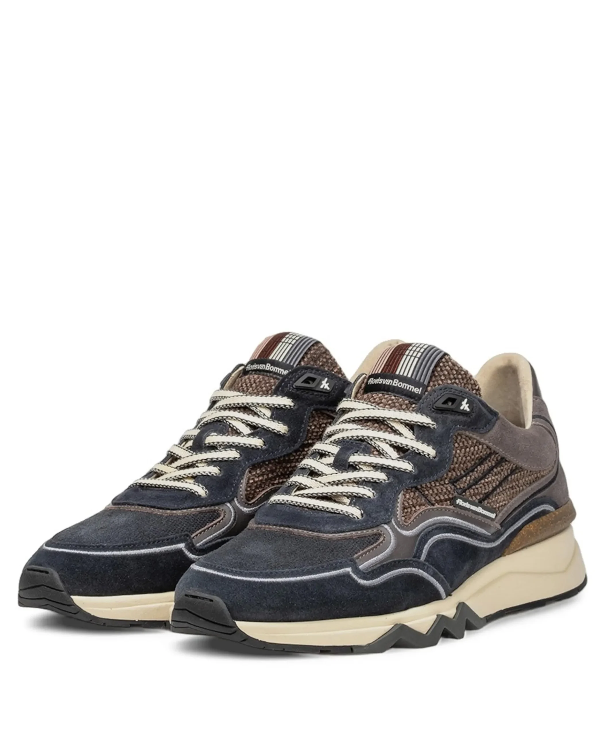 heren veterschoenen blauw
