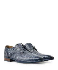 Heren veterschoenen blauw