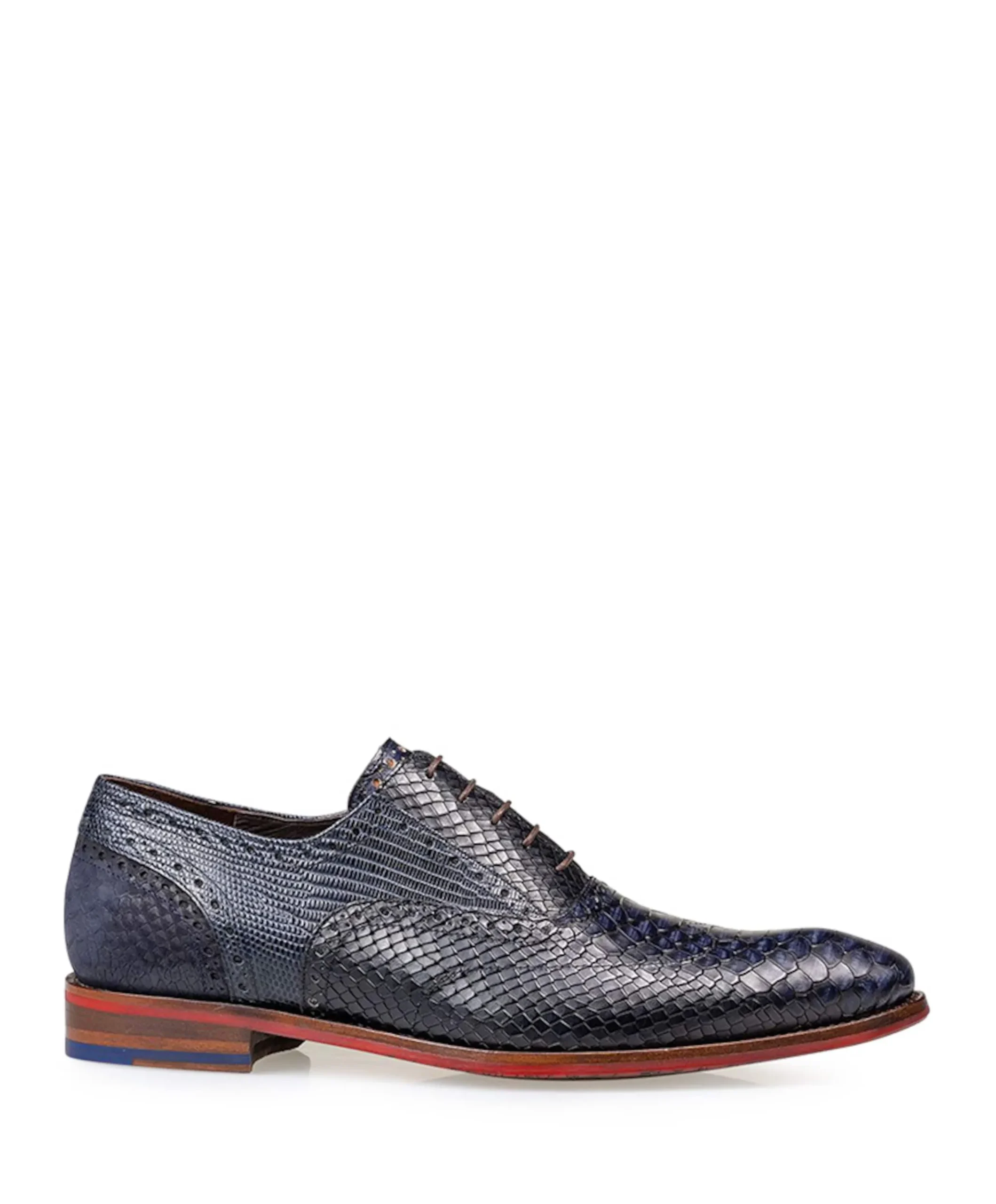 heren veterschoenen blauw