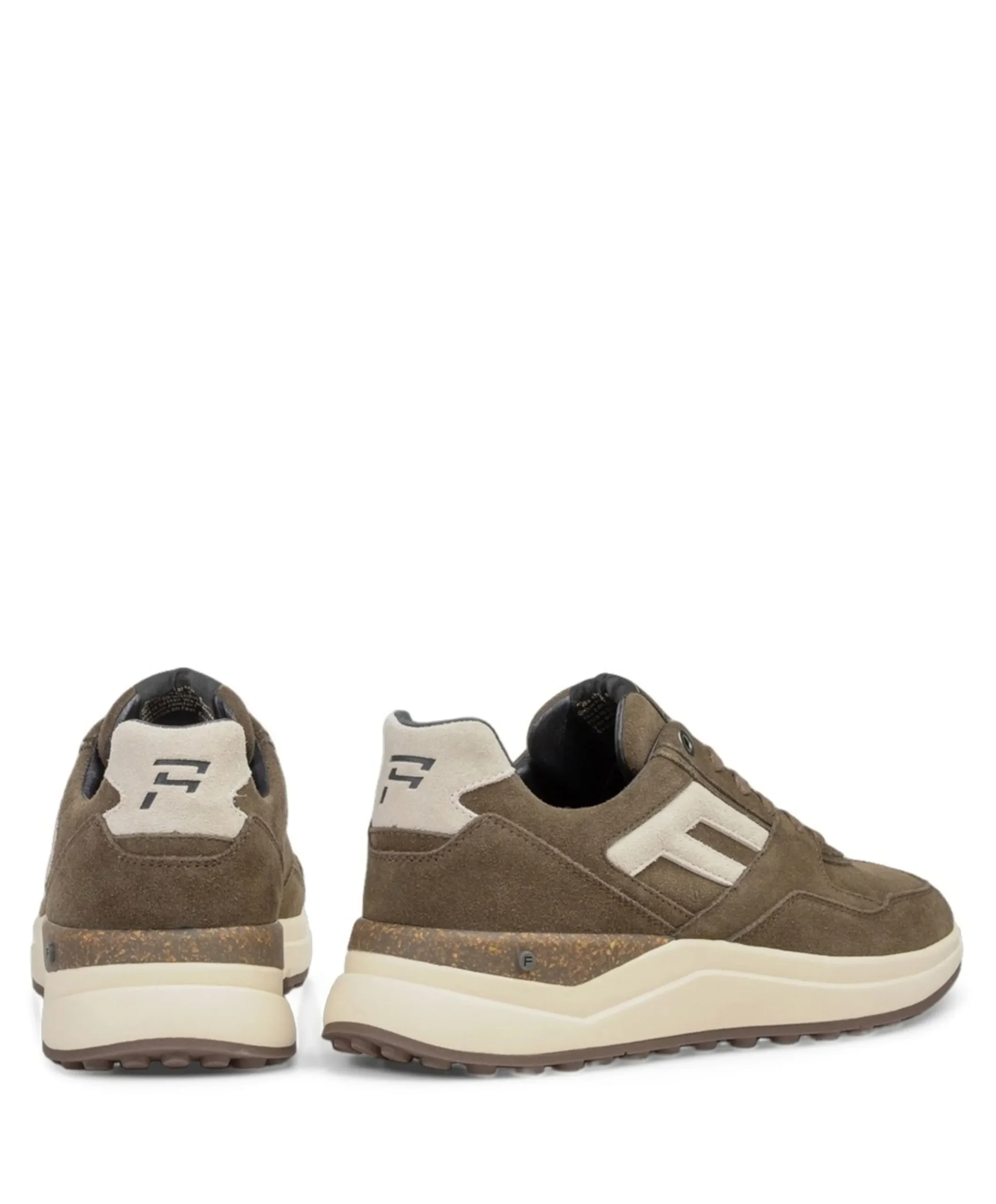 heren veterschoenen groen