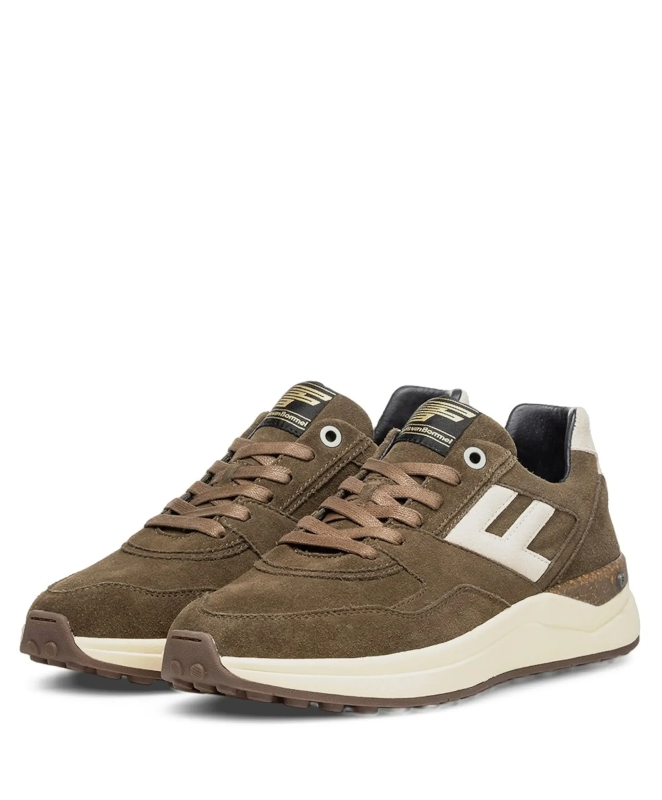 heren veterschoenen groen