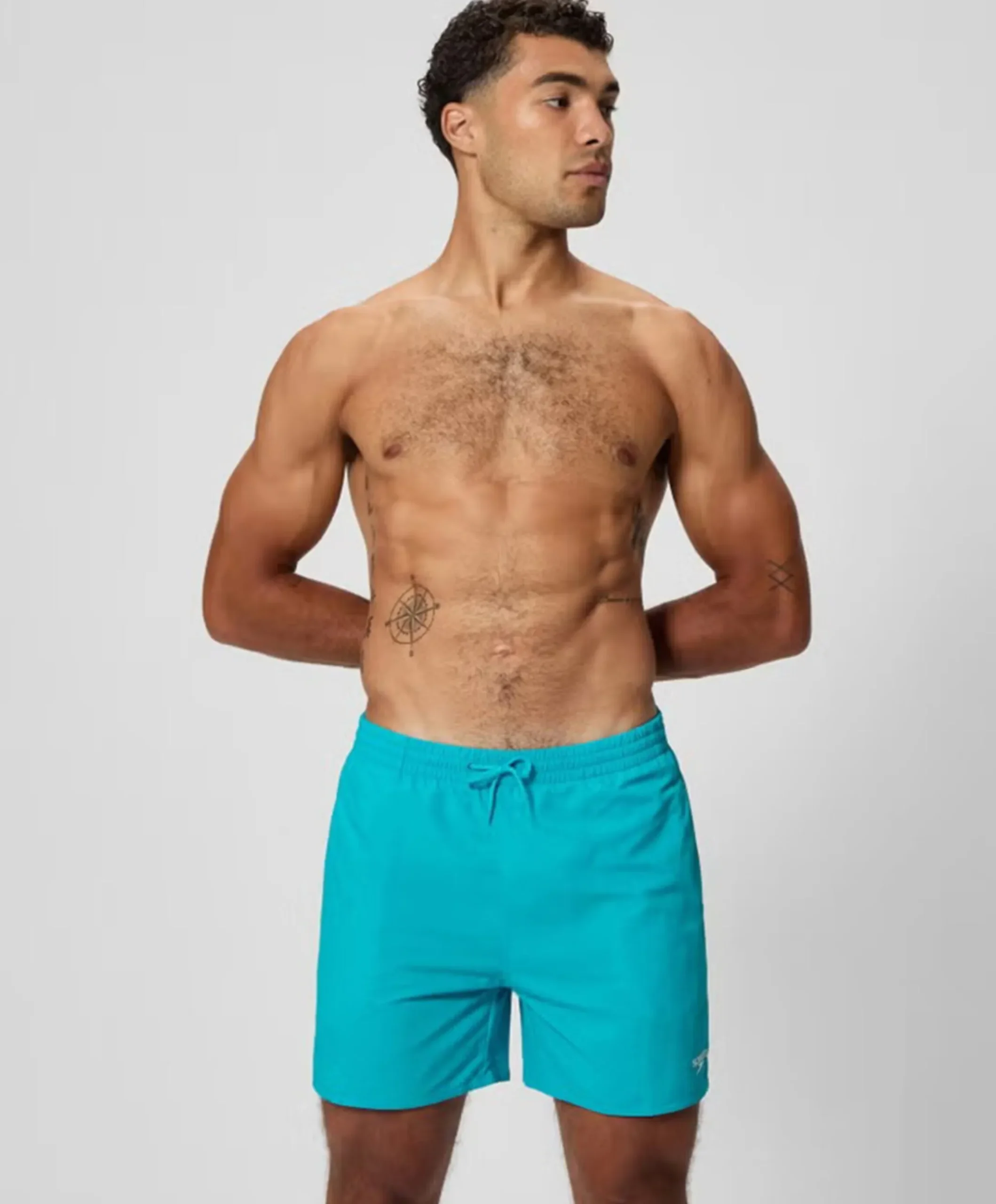 Heren zwemshort blauw