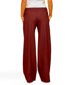 Honey Sof dames broek bordeaux